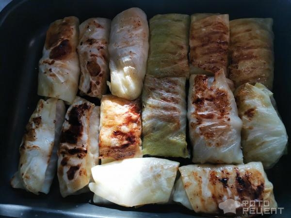 Рецепт: Голубцы домашние - жареные и запеченые