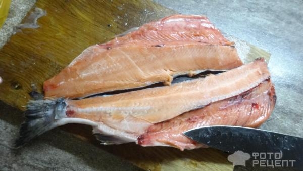 Рецепт: Горбуша малосоленая сухим посолом - Вкуснейший вариант засолки горбуши. Быстро , просто. Рецепт: Горбуша малосоленая сухим посолом - Вкуснейший вариант засолки горбуши. Быстро , просто.