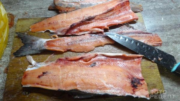 Рецепт: Горбуша малосоленая сухим посолом - Вкуснейший вариант засолки горбуши. Быстро , просто. Рецепт: Горбуша малосоленая сухим посолом - Вкуснейший вариант засолки горбуши. Быстро , просто.