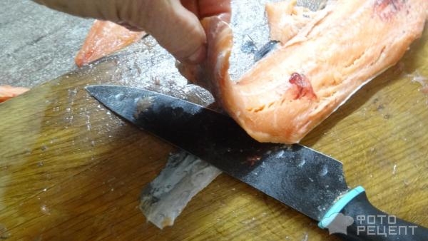 Рецепт: Горбуша малосоленая сухим посолом - Вкуснейший вариант засолки горбуши. Быстро , просто. Рецепт: Горбуша малосоленая сухим посолом - Вкуснейший вариант засолки горбуши. Быстро , просто.