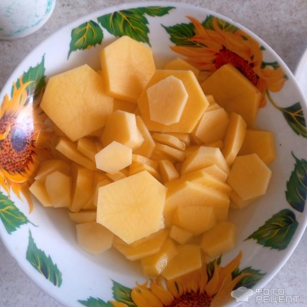 Рецепт: Горбуша, запеченная с овощами - По-домашнему Рецепт: Горбуша, запеченная с овощами - По-домашнему