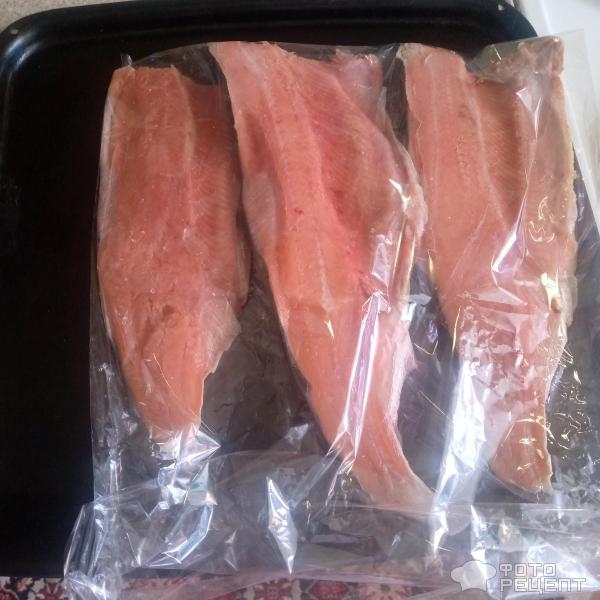 Рецепт: Горбуша, запеченная с овощами - По-домашнему Рецепт: Горбуша, запеченная с овощами - По-домашнему