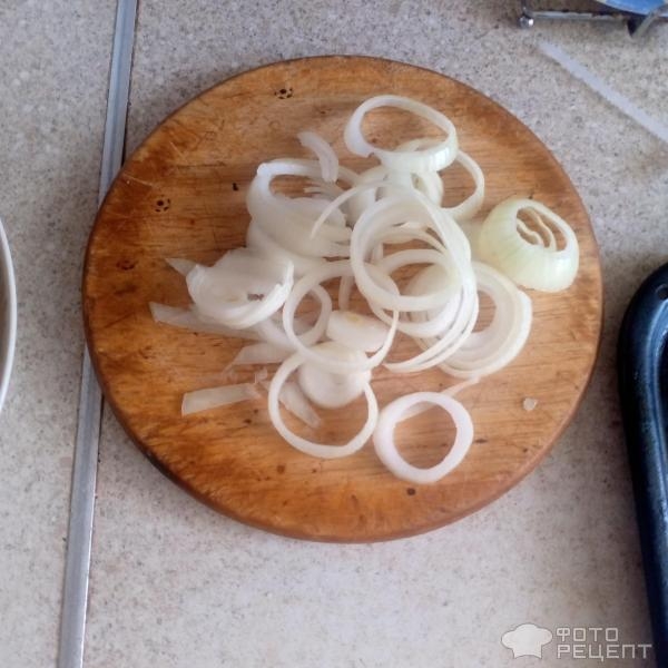 Рецепт: Горбуша, запеченная с овощами - По-домашнему Рецепт: Горбуша, запеченная с овощами - По-домашнему