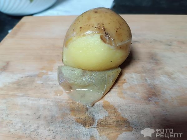 Рецепт: Греческий картофельный салат с каперсами - Без майонеза