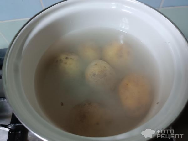 Рецепт: Греческий картофельный салат с каперсами - Без майонеза