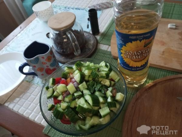 Рецепт: Греческий салат - Очень вкусный салат Рецепт: Греческий салат - Очень вкусный салат