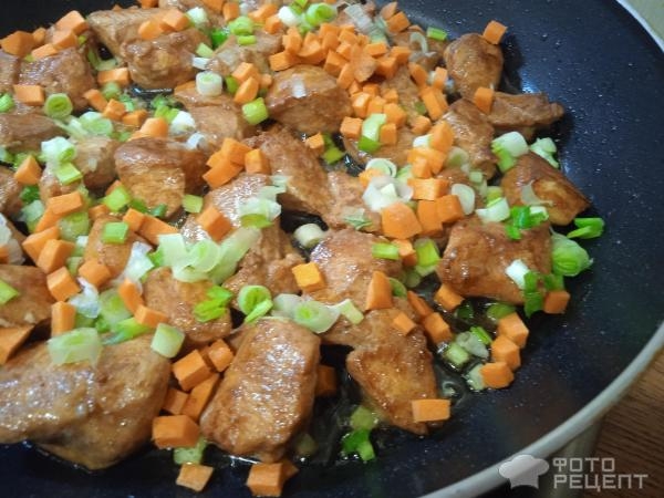 Рецепт: Гречка с курицей в соевом соусе - быстро, по-домашнему, зира, барбарис и копчёная паприка в помощь