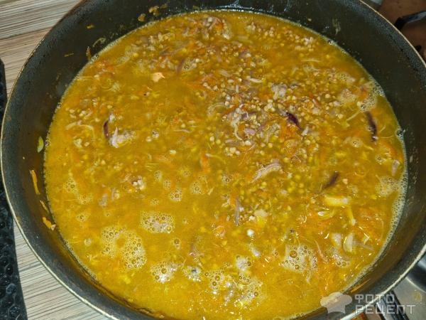 Рецепт: Гречневая каша с домашней тушенкой - Блюдо на скорую руку, но при этом вполне самодостаточное Рецепт: Гречневая каша с домашней тушенкой - Блюдо на скорую руку, но при этом вполне самодостаточное