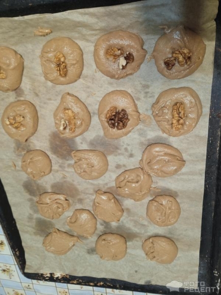 Рецепт: Гречневой медовое печенье - Безглютеновое печенье из гречневой муки с гречишным мёдом