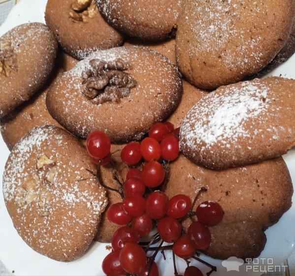 Рецепт: Гречневой медовое печенье - Безглютеновое печенье из гречневой муки с гречишным мёдом