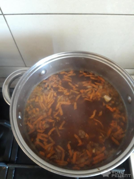 Рецепт: Грибной суп с лисичками - на бульоне с вермишелью! Рецепт: Грибной суп с лисичками - на бульоне с вермишелью!