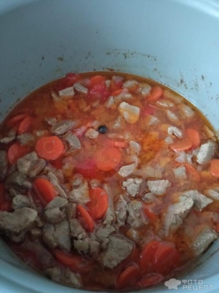 Рецепт: Гуляш из бедра индейки - Диетическое блюдо в мультиварке