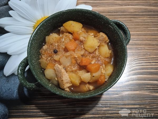 Рецепт: Гуляш мясной - из свинины Рецепт: Гуляш мясной - из свинины