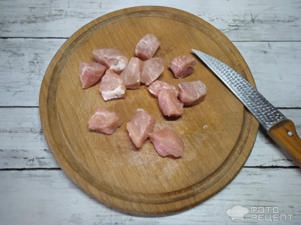 Рецепт: Гуляш мясной - из свинины Рецепт: Гуляш мясной - из свинины