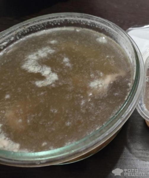 Рецепт: Холодец из говядины - Без посуды