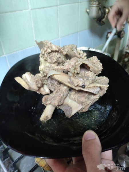 Рецепт: Холодец из говядины - Без посуды