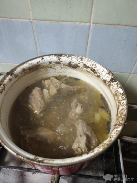 Рецепт: Холодец из говядины - Без посуды