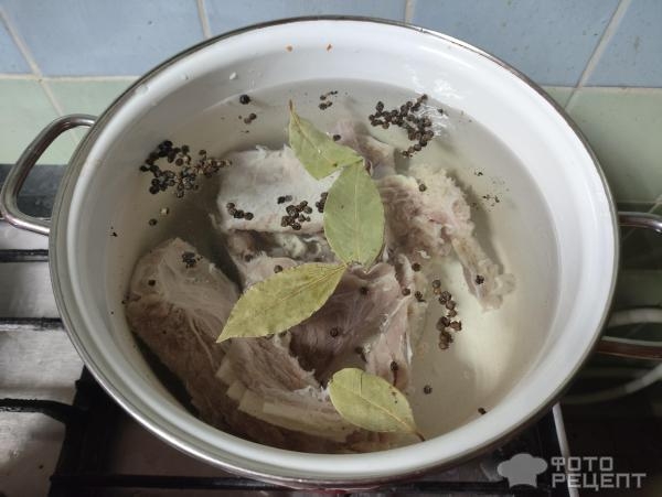 Рецепт: Холодец из говядины - Без посуды