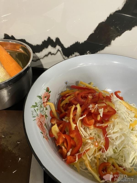 Рецепт: Хрустящая маринованная капуста - рецепт капусты быстрого приготовления от Кристины, маринад, капуста, закуска, гарнир, по-домашнему