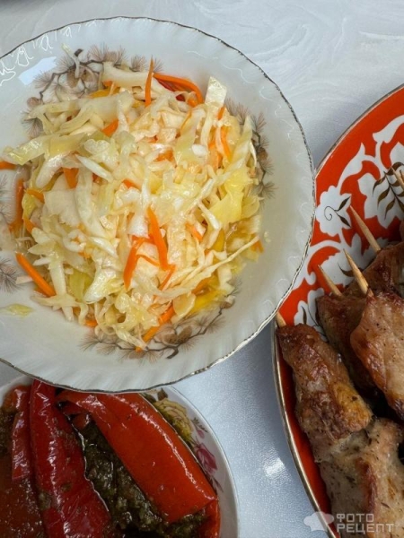 Рецепт: Хрустящая маринованная капуста - рецепт капусты быстрого приготовления от Кристины, маринад, капуста, закуска, гарнир, по-домашнему