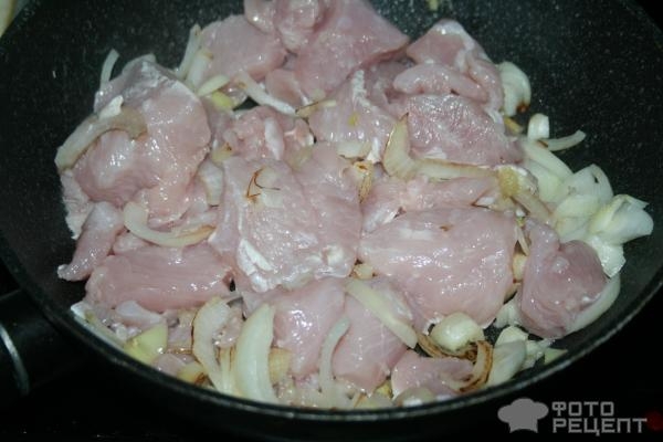 Рецепт: Индейка с овощами - с любистоком