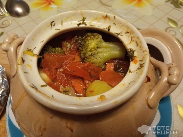 Рецепт: Индейка с овощами в горшочке - Просто и вкусно Рецепт: Индейка с овощами в горшочке - Просто и вкусно