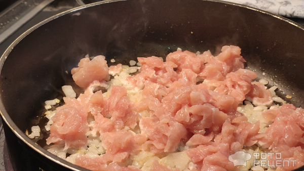 Рецепт: Индейка в сливочном соусе - со шпинатом Рецепт: Индейка в сливочном соусе - со шпинатом