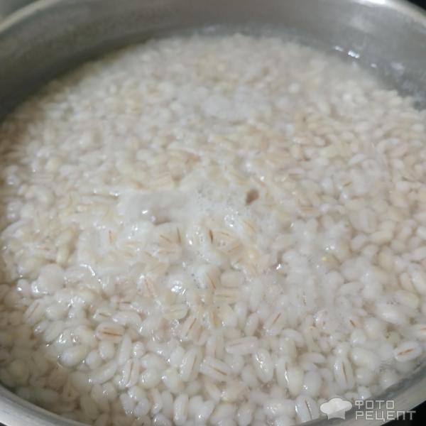 Рецепт: Итальянский салат "по-деревенски" - С перловкой и консервированным тунцом Рецепт: Итальянский салат "по-деревенски" - С перловкой и консервированным тунцом