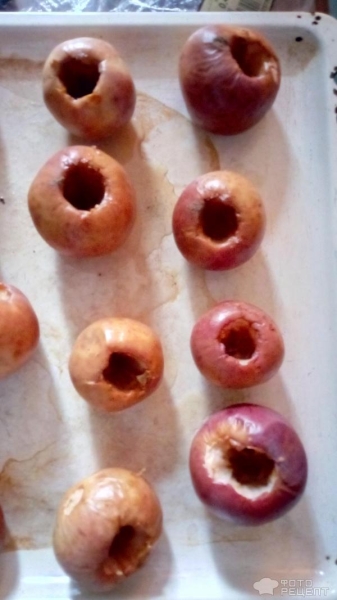 Рецепт: Яблоки запеченные - В духовке. Рецепт: Яблоки запеченные - В духовке.