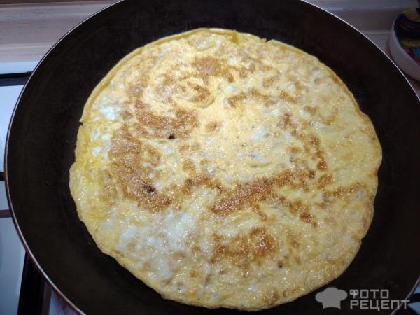 Рецепт: Яичный ролл - с горбушей