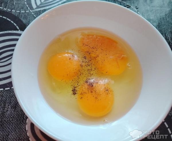 Рецепт: Яичный ролл - с горбушей