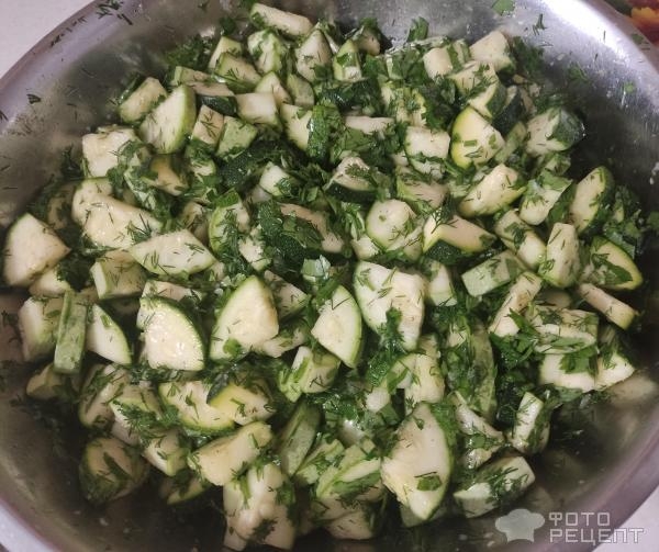 Рецепт: Кабачки на зиму как грибы - Хрустящие! Рецепт: Кабачки на зиму как грибы - Хрустящие!