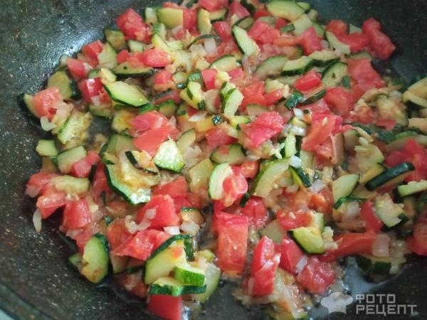 Рецепт: Кабачки обжаренные, в омлете - На сковороде, с зеленью.