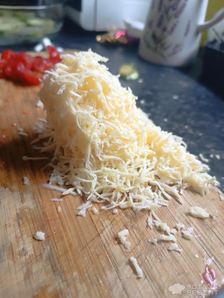 Рецепт: Кабачки запеченные с фаршем и сыром - Закуска по-домашнему Рецепт: Кабачки запеченные с фаршем и сыром - Закуска по-домашнему