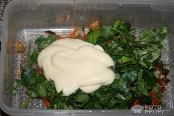 Рецепт: Кабачковые оладьи - как не сладкие пирожные с начинкой