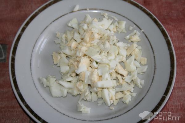 Рецепт: Кальмары в сливках - с яйцом