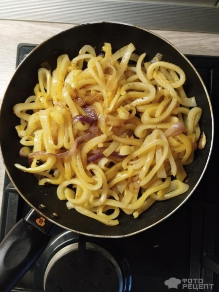 Рецепт: Кальмары жареные с луком - Полезный морепродукт для всей семьи! Рецепт: Кальмары жареные с луком - Полезный морепродукт для всей семьи!
