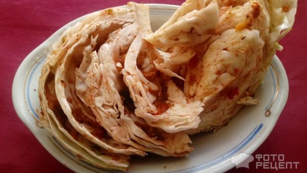 Рецепт: Капуста белокочанная ферментированная "Чимчи" - Гениально и просто