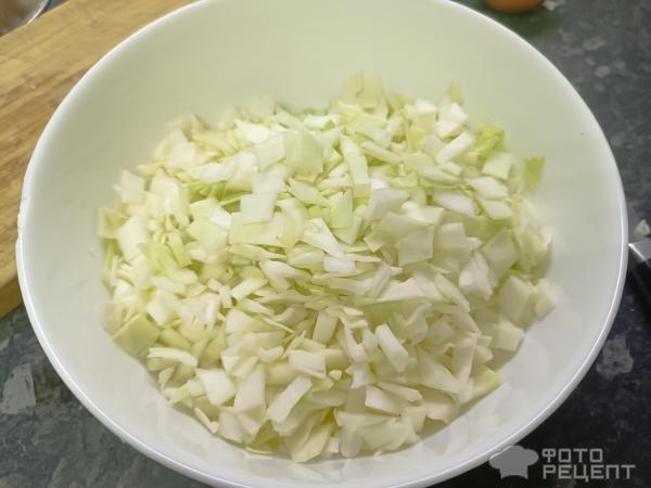 Рецепт: Капуста с яйцами на сковороде - Лёгкий перекус Рецепт: Капуста с яйцами на сковороде - Лёгкий перекус