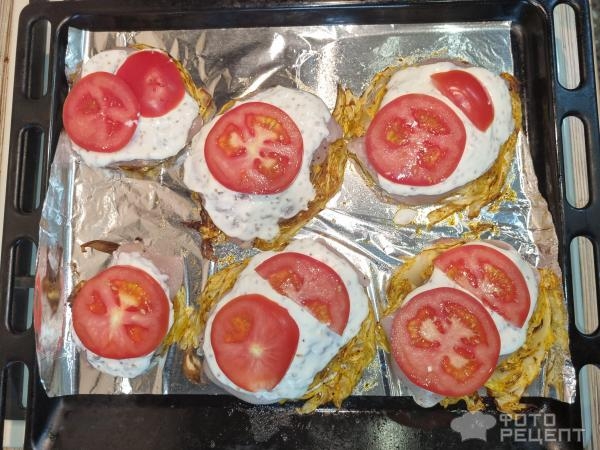 Рецепт: Капустный стейк запеченный с куриной грудкой - Вместо ленивых голубцов Рецепт: Капустный стейк запеченный с куриной грудкой - Вместо ленивых голубцов