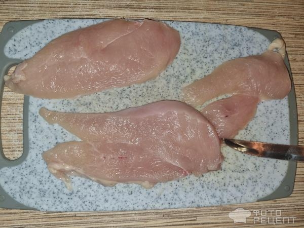 Рецепт: Капустный стейк запеченный с куриной грудкой - Вместо ленивых голубцов Рецепт: Капустный стейк запеченный с куриной грудкой - Вместо ленивых голубцов