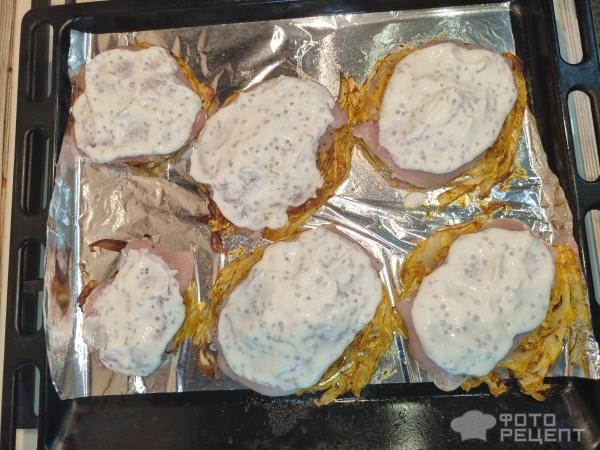 Рецепт: Капустный стейк запеченный с куриной грудкой - Вместо ленивых голубцов Рецепт: Капустный стейк запеченный с куриной грудкой - Вместо ленивых голубцов