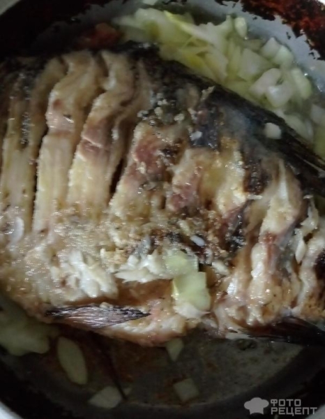 Рецепт: Караси в сметане - В сметанном соусе. Рецепт: Караси в сметане - В сметанном соусе.