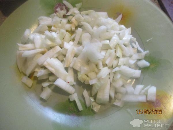 Рецепт: Картофель с фрикадельками в духовке - под соусом