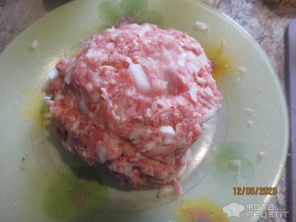 Рецепт: Картофель с фрикадельками в духовке - под соусом