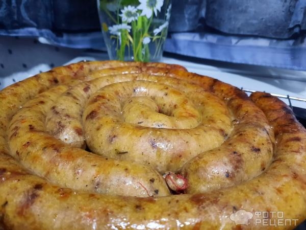 Рецепт: Картофельная колбаса - Бульбяная кишка со шкварками и жареным луком. Рецепт: Картофельная колбаса - Бульбяная кишка со шкварками и жареным луком.