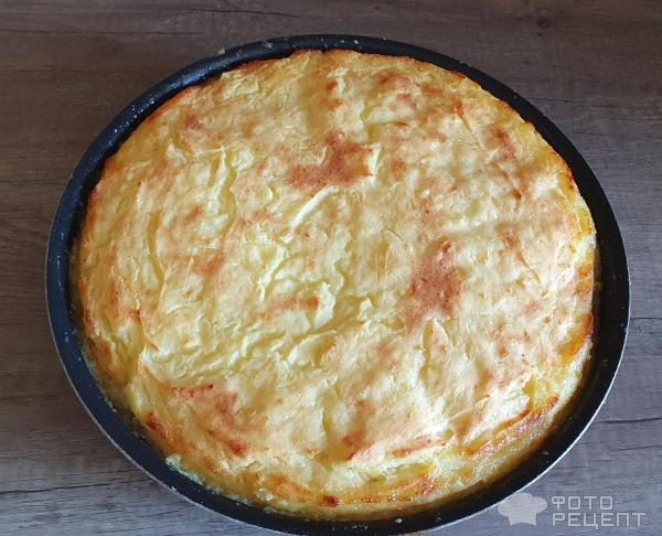 Рецепт: Картофельная запеканка с мясным фаршем - В духовке с жареным лучком и фаршем Рецепт: Картофельная запеканка с мясным фаршем - В духовке с жареным лучком и фаршем