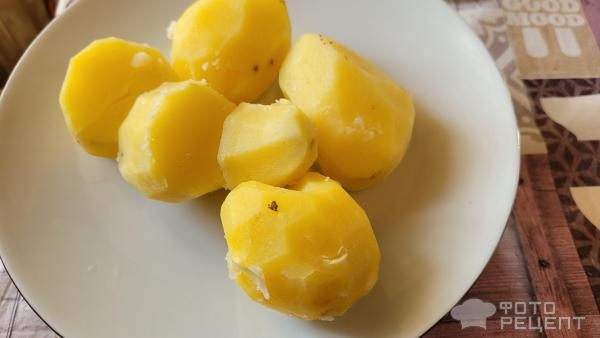 Рецепт: Картофельные ньокки в сливочно-грибном соусе - в сковороде