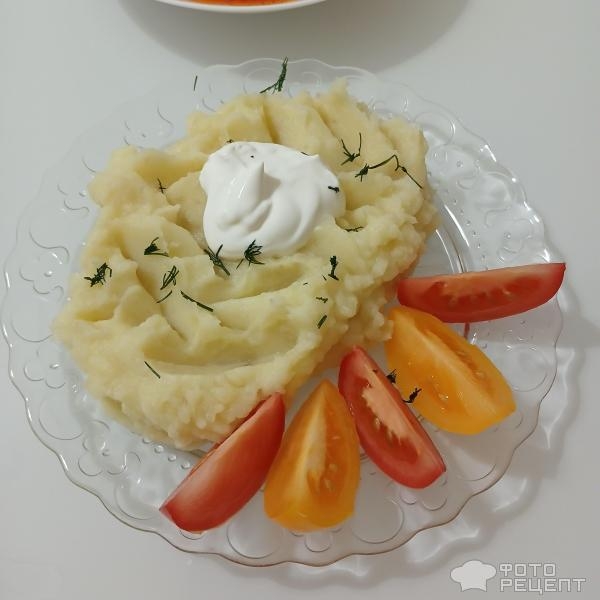 Рецепт: Картошка на молоке - Как приготовить самое вкусное воздушное картофельное пюре на молоке и сливочном масле.