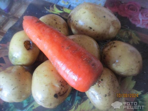 Рецепт: Картошка с мясом в рукаве - в духовке Рецепт: Картошка с мясом в рукаве - в духовке